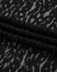 Leopard Sheer Mesh Long Sleeve Top