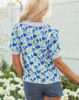 Blair Collared Short Sleeve Blouse