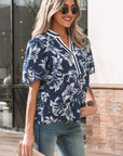Lorelei Sleeve Striped Trim Blouse