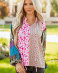Solirina Shoulder Bubble Sleeve Blouse