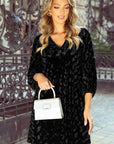 Ximena Sleeve Velvet Mini Dress