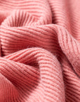 Plus Size Ribbed Knit Crewneck Poncho Sweater
