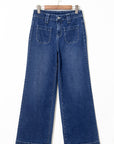 Victoria Wide Leg Pocketed High Waist Jeans
