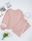 Varsity Stripe Pullover and Drawstring Pant Set