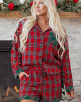 Lananina 2pcs Pajama Set Long Sleeve Top
