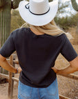 Western Aztec Crewneck T-Shirt