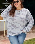 Sophia Multicolour Print Plus Sweatshirt