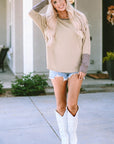 Octavia Batwing Sleeve Loose Top