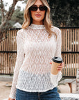 Laurel Bell Sleeve Mock Blouse