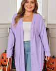 Rosie Waffle Knit Front PLUS Cardigan