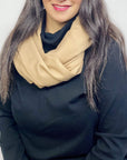 Ultra Soft Tan Cashmere Scarf / Wrap / Shawl / Cover