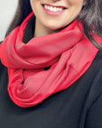 Ultra Soft Red Cashmere Scarf / Wrap / Shawl / Cover