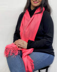 Ultra Soft Pink Cashmere Scarf / Wrap / Shawl / Cover