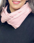 Ultra Soft Rose Cashmere Scarf / Wrap / Shawl / Cover