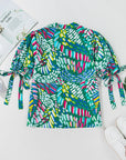 Ellianna Geometric Puff Sleeve Blouse