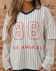 Holly Faux Two Piece Top