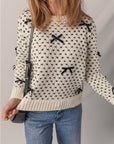 Scarlett Contrast Ribbed Edge Sweater