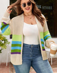 Adalee Crochet Open Front PLUS Cardigan