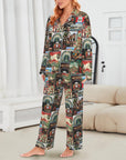 Baha Ranch Colores De Mexico Destination Mexico Satin Pajamas