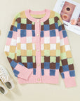 Kiara Pattern Front Cardigan Sweater