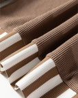 Tilly Striped Patchwork Drawstring Hoodie