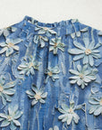 Sarajana Half Placket Collared Blouse