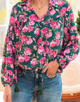 Cleo Collar Puff Sleeve Blouse