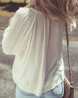 June Puff Sleeve Loose Shirt