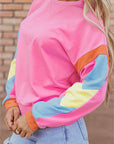 Veronica Colorblock French Terry Top