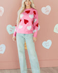 Aliyah Pattern Valentines Day Sweater