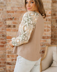 Bella Raglan Sleeve Knit Top