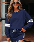 Sophia Shoulder Pullover Mini Skirt