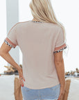 Harper Corded Knit T Shirt
