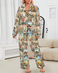 Baha Ranch Colores de Mexico Pictures of the Southwest Satin Pajamas