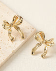 Chloe Design Plated Studded Earrings