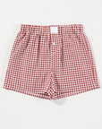 Gingham High Waist Shorts