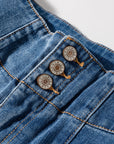 Jaylani Raw Hem Flare Jeans