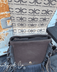 Cherry Crush Tooled Leather Purse