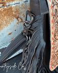 Cherry Crush Tooled Leather Purse