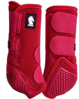Classic Flexion Legacy2 Support Horse Front Boots Crimson