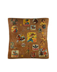 Vintage Cowgirl Collage Square Pillow Case 18x18 Made in America