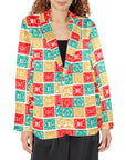 Colores De Mexico Picado Party Blazer