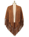 Sandpoint Medallion Fringed Wrap OSFM