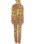 Baha Ranch Vintage Cowgirl Collage Pajama Set