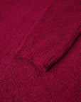 Solid Popcorn Knit Mock Neck Sweater