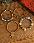 Maria Boho Beaded Bracelets Set