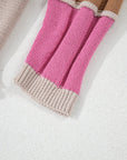 Ava Colorblock Exposed Seam Sweater