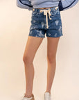 MESA WESTERN PRINT DENIM | SHORTS