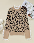 Amelia Ribbed Detail Cuffed Sweater
