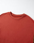 Ella Patchwork Drop Shoulder Pullover